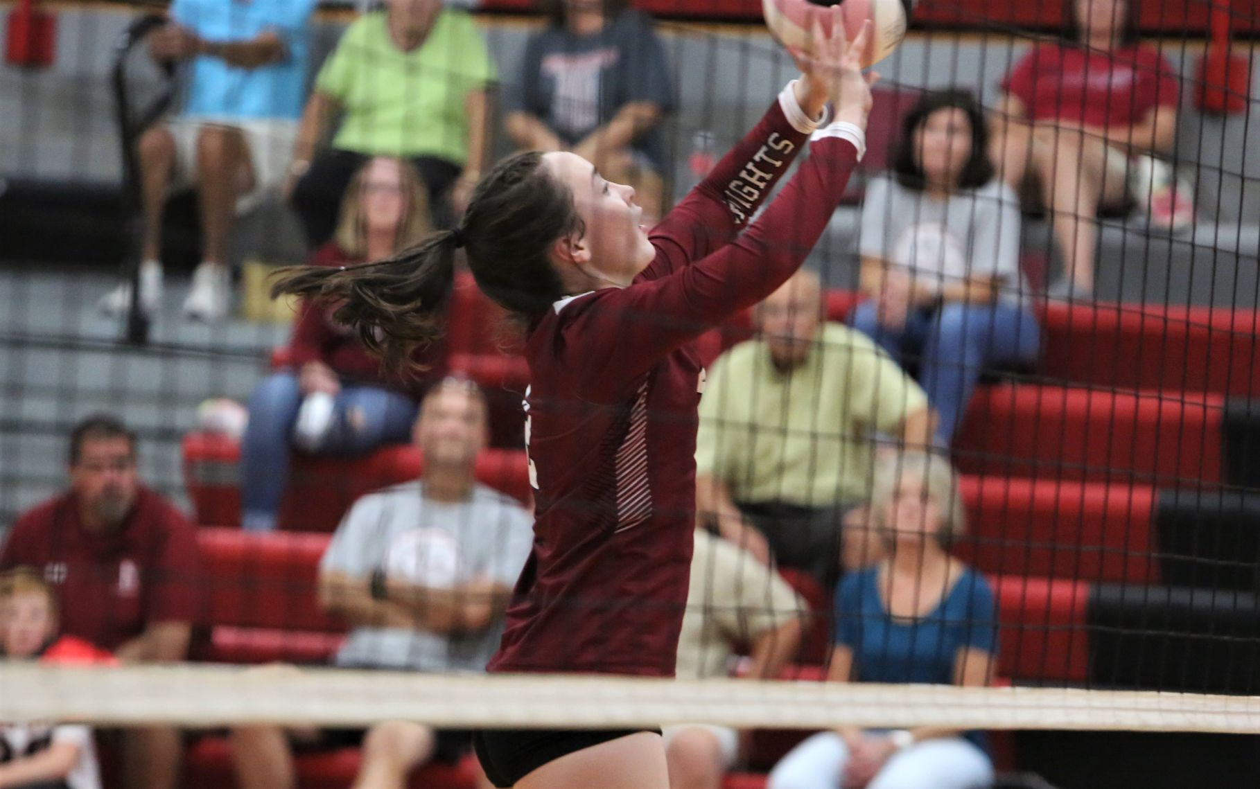 Newman Catholic volleyball hosts West Hancock - Kruckenberg